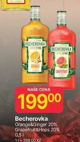 Hruška Becherovka Orange&Ginger 20% 0,5l nabídka
