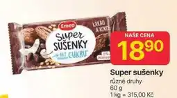 Hruška Emco Super sušenky různé druhy 60 g nabídka