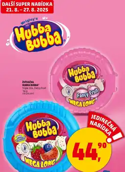 Penny Market ŽVÝKAČKA HUBBA BUBBA Triple mix, Fancy Fruit, 100 g nabídka
