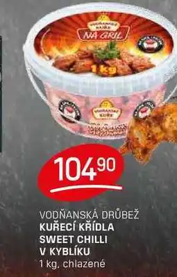 Flop KUŘECÍ KŘÍDLA SWEET CHILLI V KYBLÍKU 1 kg nabídka