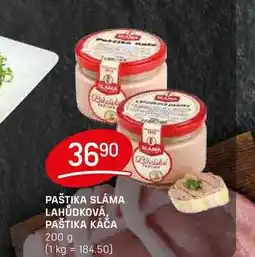 Flop PAŠTIKA SLÁMA LAHŮDKOVÁ, PAŠTIKA KÁČA 200 g nabídka