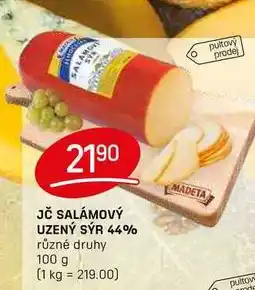 Flop JČ SALÁMOVÝ UZENÝ SÝR 44% různé druhy 100g nabídka
