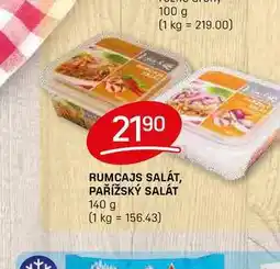 Flop RUMCAJS SALÁT, PAŘÍŽSKÝ SALÁT 140 g nabídka