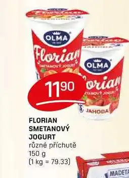 Flop FLORIAN SMETANOVÝ JOGURT různé příchutě 150 g nabídka