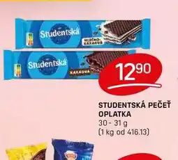 Flop STUDENTSKÁ PEČEŤ OPLATKA 30-31 g nabídka