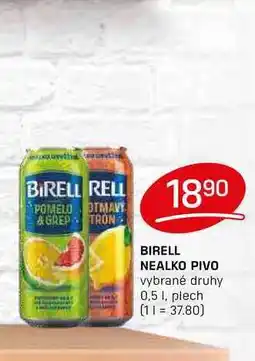 Flop BIRELL NEALKO PIVO vybrané druhy 0,5 1. plech nabídka