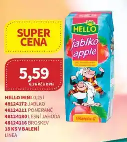 Kubík potraviny Hello mini nabídka