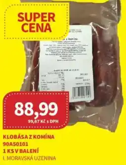 Kubík potraviny Klobása z komína nabídka