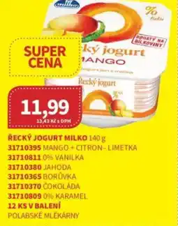 Kubík potraviny Řecký jogurt milko nabídka