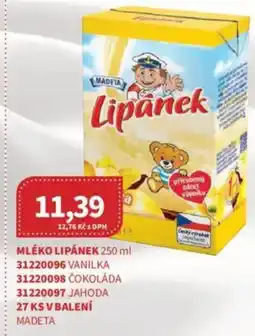 Kubík potraviny Madeta Mléko lipánek nabídka