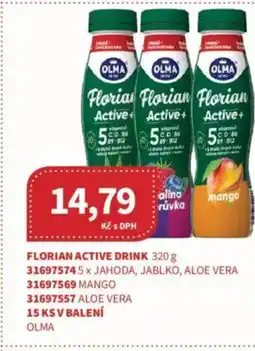 Kubík potraviny OLMA Florian active drink nabídka