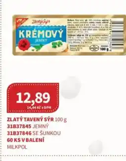 Kubík potraviny Zlatý tavený sýr nabídka