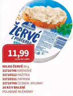 Kubík potraviny Milko žervé nabídka