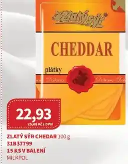 Kubík potraviny Zlatý sýr chedar nabídka