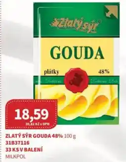 Kubík potraviny Zlatý sýr gouda 48% nabídka