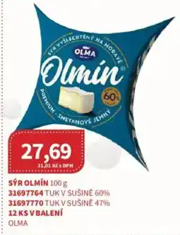 Kubík potraviny OLMA Sýr olmín nabídka