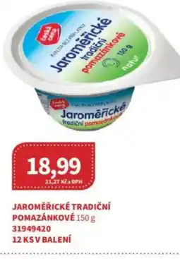 Kubík potraviny Jaroměřické tradiční pomazánkové nabídka