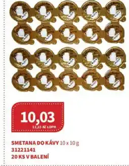 Kubík potraviny Smetana do kávy nabídka