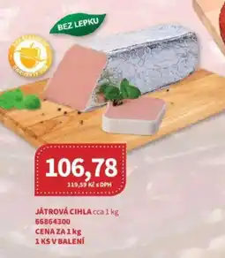 Kubík potraviny Játrová cihla nabídka