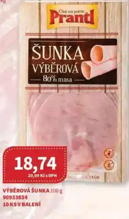 Kubík potraviny Výběrová šunka nabídka
