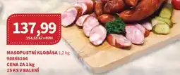 Kubík potraviny Masopustní klobása nabídka