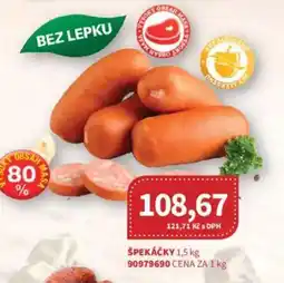Kubík potraviny Špekáčky nabídka