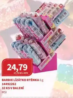 Kubík potraviny Barbie lízátko rtěnka nabídka