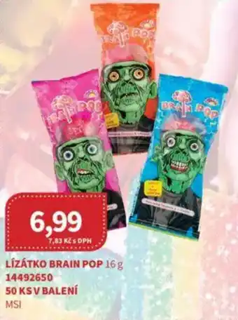 Kubík potraviny Lízátko brain pop nabídka