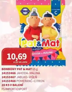 Kubík potraviny Bonbony pat & mat nabídka