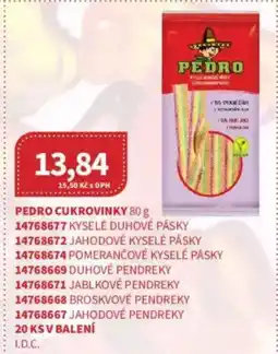 Kubík potraviny Pedro cukrovinky nabídka