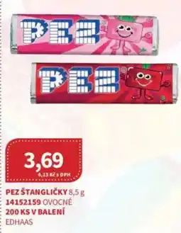 Kubík potraviny Pez štangličky nabídka