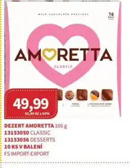 Kubík potraviny Dezert amoretta nabídka