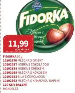 Kubík potraviny Opavia Fidorka nabídka