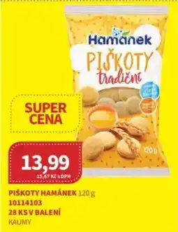 Kubík potraviny Piškoty hamánek nabídka