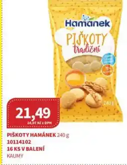 Kubík potraviny Piškoty hamánek nabídka