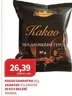 Kubík potraviny Kakao samantha nabídka
