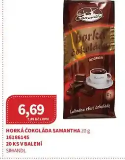 Kubík potraviny Horká čokoláda samantha nabídka