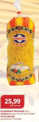 Kubík potraviny Klusáčkovy těstoviny nabídka