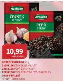 Kubík potraviny Koreni Avokado nabídka