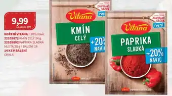 Kubík potraviny Koření vitana nabídka
