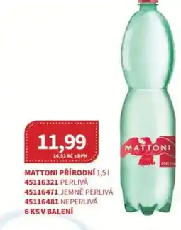 Kubík potraviny Mattoni přírodní nabídka