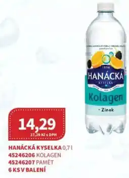 Kubík potraviny Hanácká kyselka nabídka