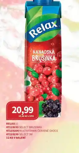 Kubík potraviny Relax nabídka