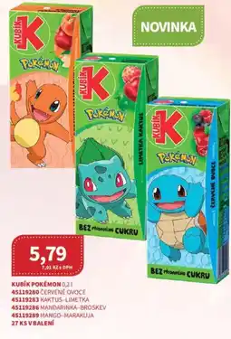 Kubík potraviny Kubík pokémon nabídka