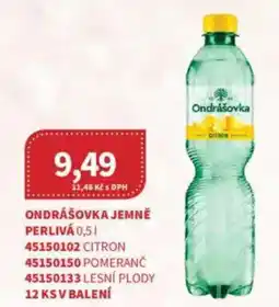 Kubík potraviny Ondrášovka jemně perlivá nabídka