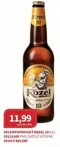 Kubík potraviny Velkopopovický kozel 10 nabídka