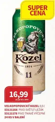 Kubík potraviny Velkopopovický kozel nabídka