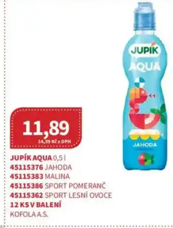 Kubík potraviny Jupík aqua nabídka