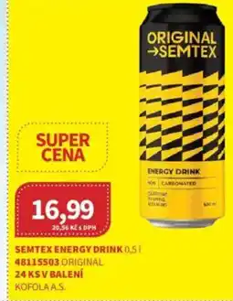 Kubík potraviny Semtex energy drink nabídka