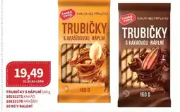 Kubík potraviny Trubičky s náplní nabídka